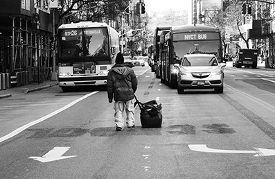 Homeless : Street Life : New York : Personal Photo Projects : Photos : Richard Moore : Photographer